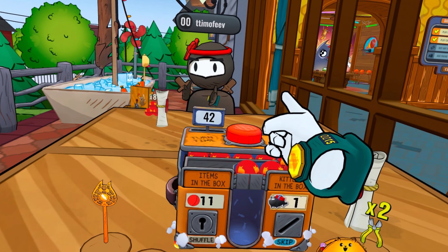 #3. Exploding Kittens VR (Meta) Bởi: Saber Interactive Inc